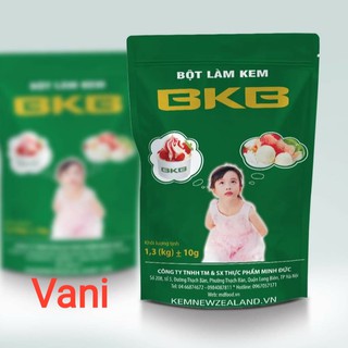 Bột Làm Kem Tươi Vị VANI 🍦KEM ỐC QUẾ🍦 1,3kg, làm kem gia đình, sản xuất , hệ thống kem