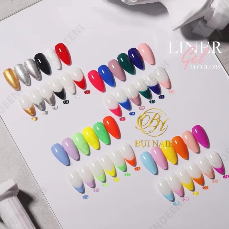 SET CỌ NÉT GEL VENDEENI SỐ 13 ĐẾN 24