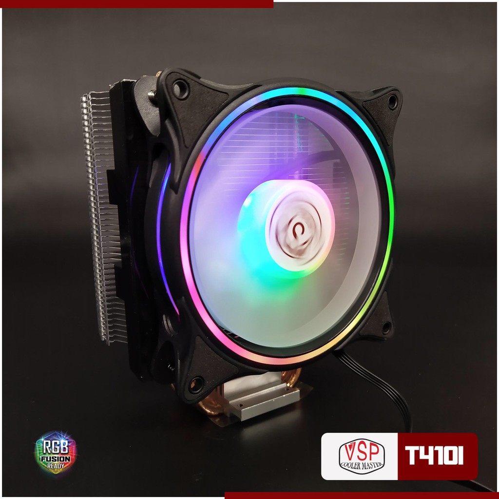 [FREESHIP] TẢN NHIỆT KHÍ FAN CPU VSP COOLER T410i LED RGB.