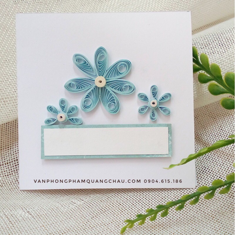 Thiệp quilling hoa  - 01 chiếc