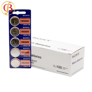Pin CR2025 Sony Lithium 3V (Vỉ 1 viên)