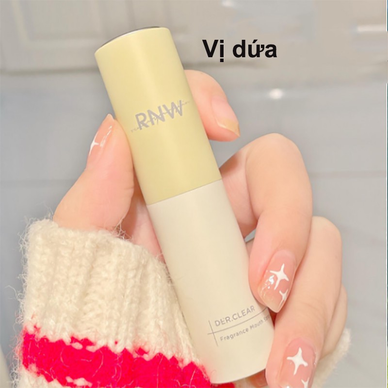 Bình xịt thơm miệng Rnw lâu phai thoáng khí tươi mát và nhỏ gọn dành cho nam và nữ