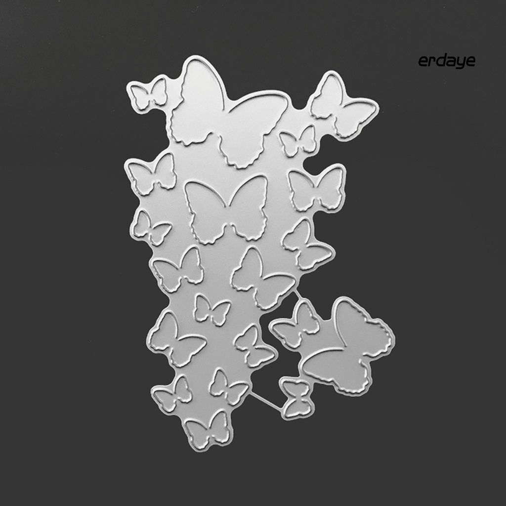 Khuôn cắt giấy làm từ kim loại hình bướm thời trang trang trang trí Scrapbook