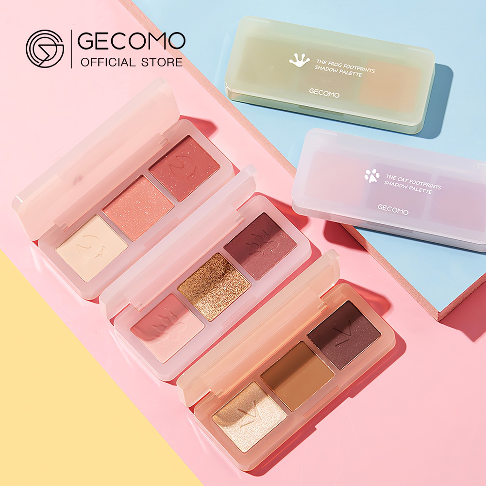 GECOMO Bảng phấn mắt Glitter Waterproof Eye Shadow Palette Eye Make Up