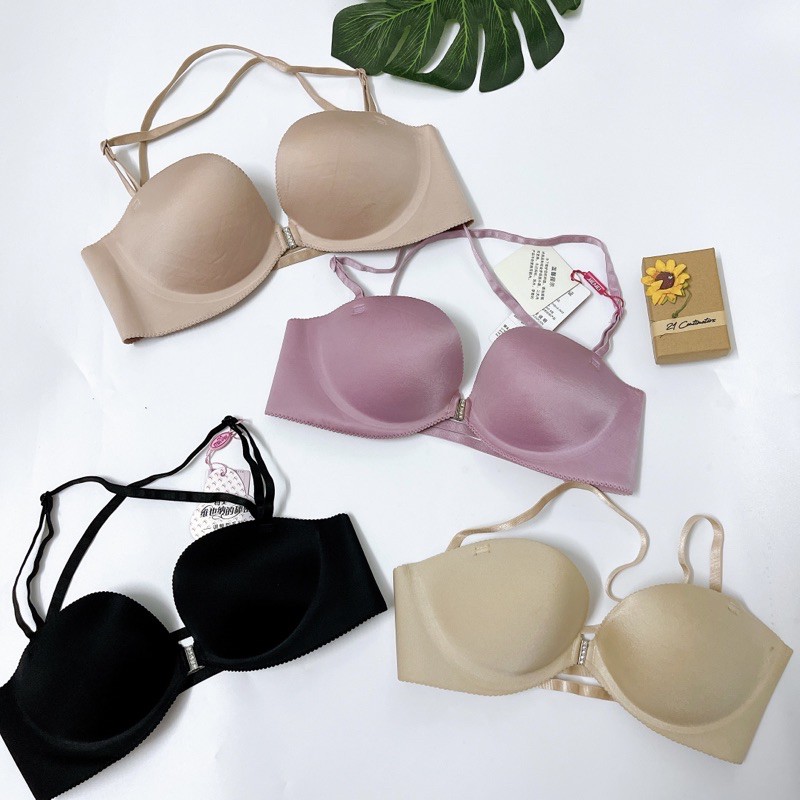 Áo lót su cài trước đệm vừa nâng ngực đẩy ngực tự nhiên LABRA (LS-17)