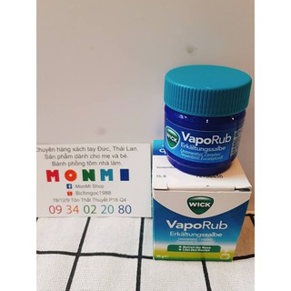 Dầu bôi ấm ngực, giảm ho Vicks vaporub