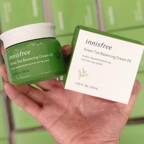 Kem Dưỡng Da Innisfree Green Tea Balancing Cream EX 50ml