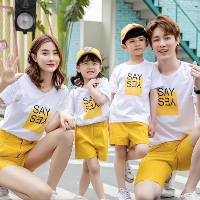 Đồ gia đình . Áo nhóm . Đồng phục đi biển .