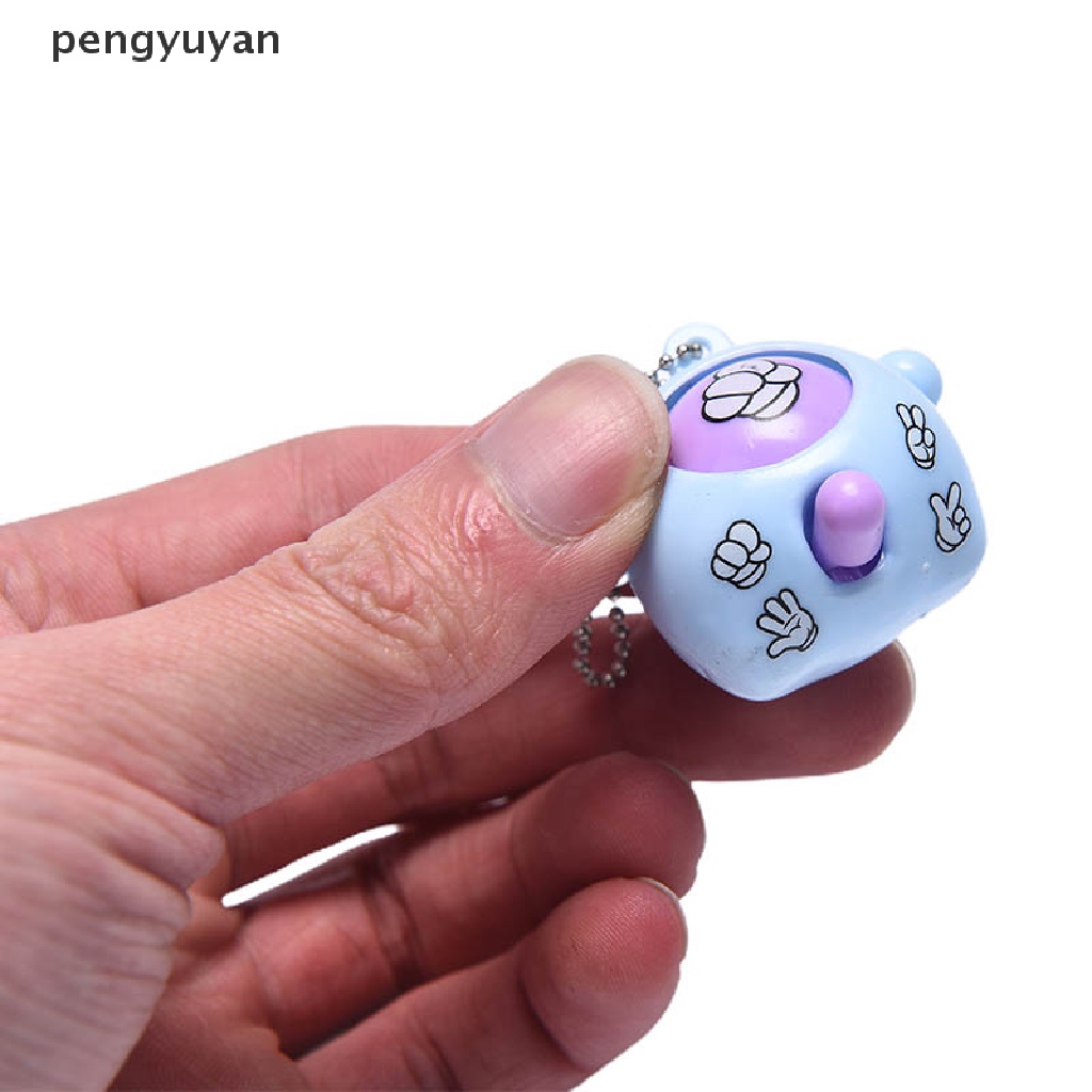 (pengyuyan) Đồ Chơi Kéo Bấm Ngón Tay Chơi Trò Chơi Rock Paper Tròn Tinh Tế