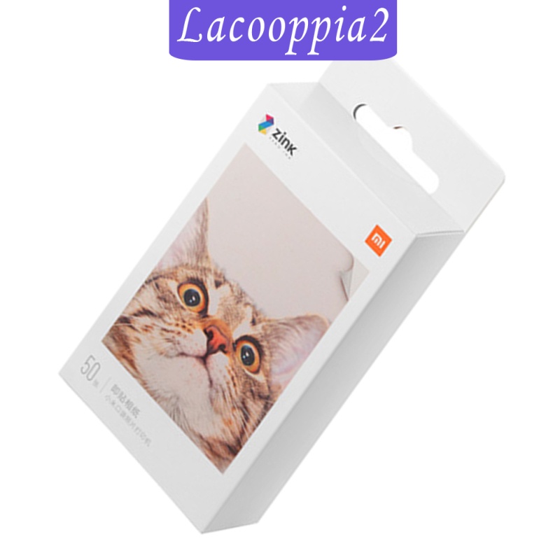 [LACOOPPIA2] Printer Photo Paper 2 x 3&quot; Glossy Inkjet 50 Sheets New for  Mi AR Printer