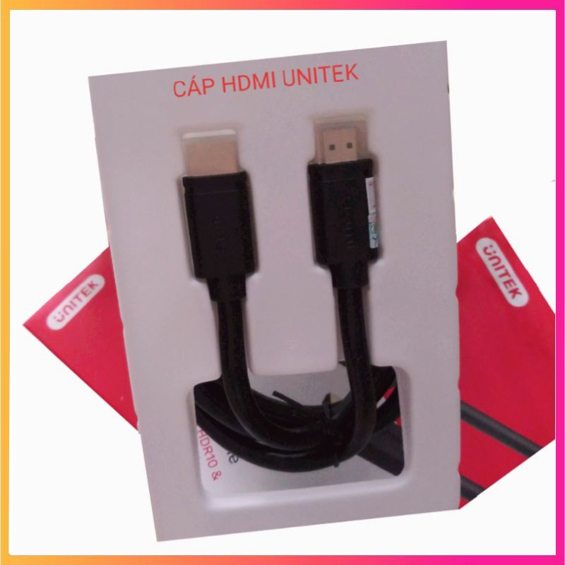 DÂY\CÁP HDMI UNITEK và KINGMASTER FULL HD, dây tròn; trơn; màu đen, loại 1.5M và 3M