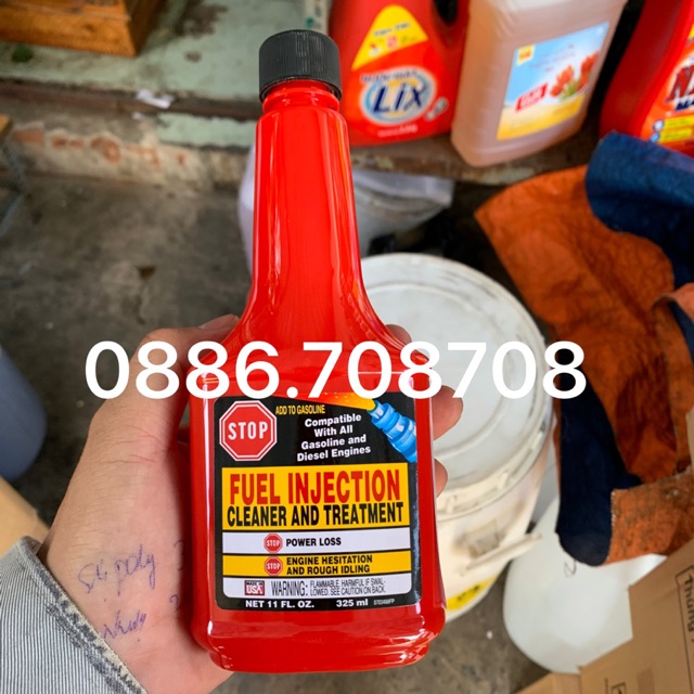 Phụ Gia Súc Béc Xăng Stop Fuel Injection (325ml)