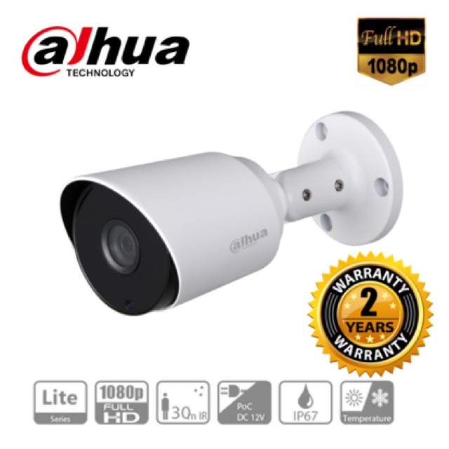 camera Dahua HFW-1200TP-A-s5 tích hợp sẵn âm thanh