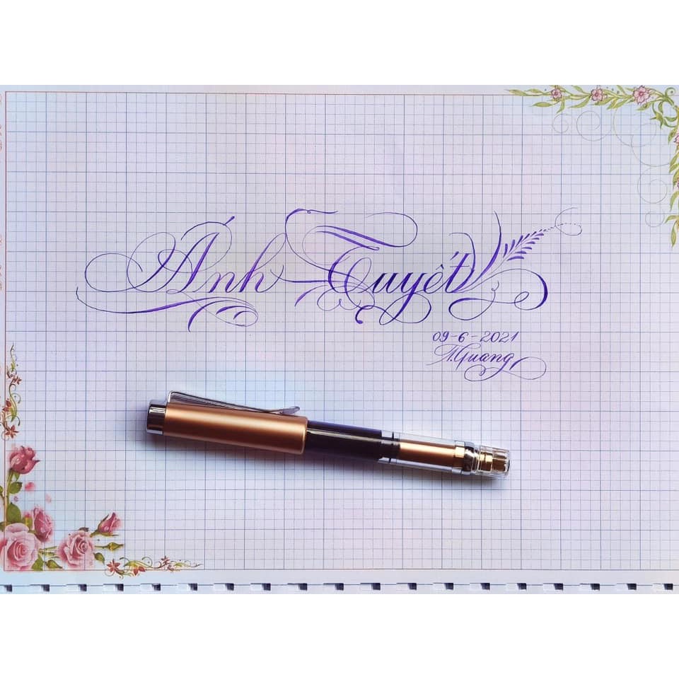 Bút ngòi lá tre thanh đậm T09