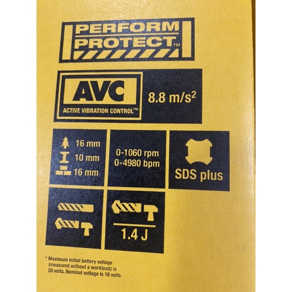 Thân máy khoan bê tông 2 CN 18/20V Brusless Dewalt Atomic DCH172N  SKU DCH172