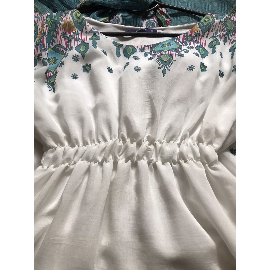 Size L, XL, 2XL  Giá sốc - Đầm Trung Niên Nhún Eo Thun - Vải Cotton Mềm Mỏng - Kiểu Xòe Dài