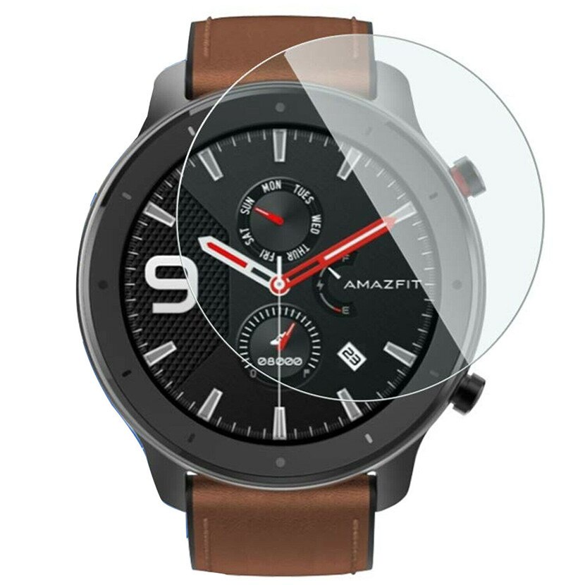 Dán màn hình cường lực 9H xịn chống trầy cho đồng hồ Huami Amazfit GTR 42mm 47mm/ Amazfit T-rex/Stratos3