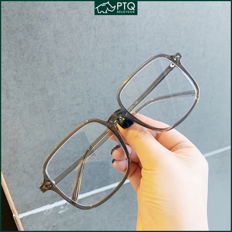 Mắt Kính Gọng Vuông Lớn Chống Ánh Sáng Xanh Thời Trang Phong Cách Hàn Quốc Cho Nam Và Nữ