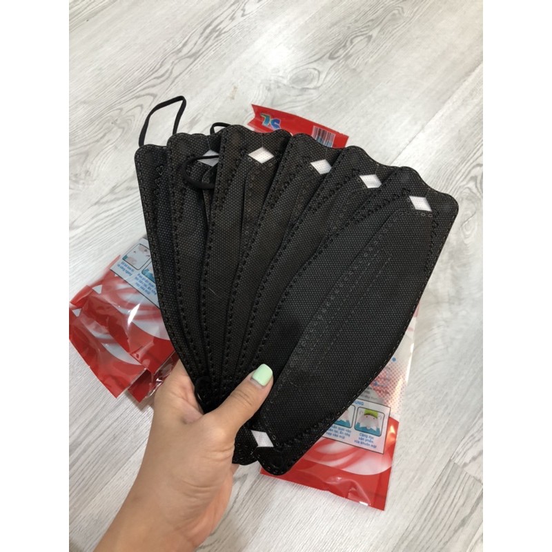 KHẨU TRANG LANDMASK 3D KF94 (giá 6c/ gói) ĐEN- than hoạt tính | BigBuy360 - bigbuy360.vn