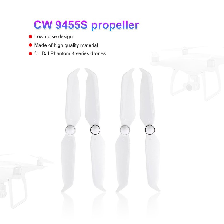 Set 4 cánh quạt tiếng ồn thấp CW CCW cho máy bay điều khiển từ xa DJI Phantom 4 Pro V2