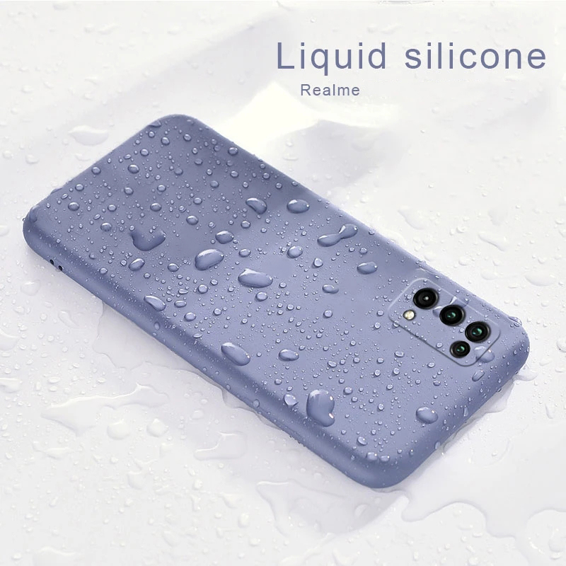 Ốp điện thoại silicon chống sốc cao cấp dành cho Realme 8 Pro 7 9i 6 6i 5i 5 Pro