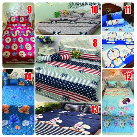 [GIÁ HỦY DIỆT]Ga trải giường,ga bọc đệm,Drap ga giường vải cottonpoly 1m2,1m4,1m5,1m6,1m8,chuyênsi1173