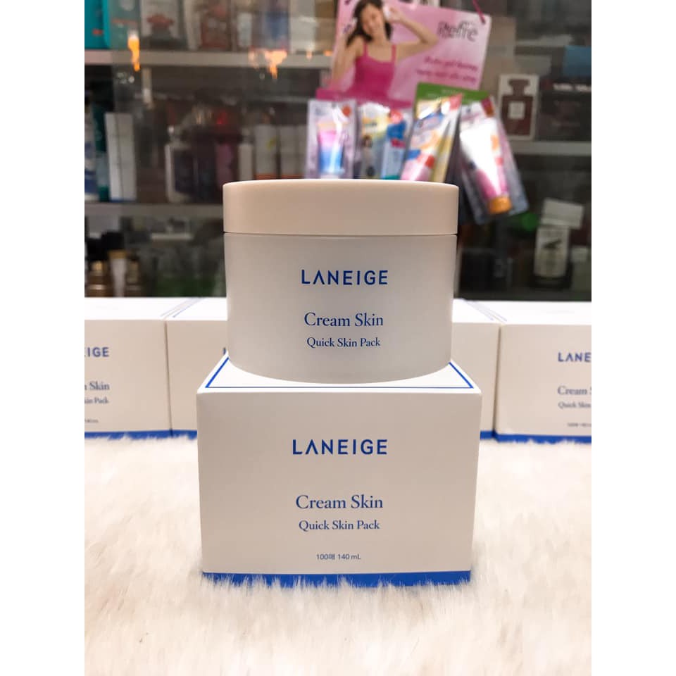 Mặt Nạ Miếng Laneige Cream Skin Quick Skin Pack (100g)
