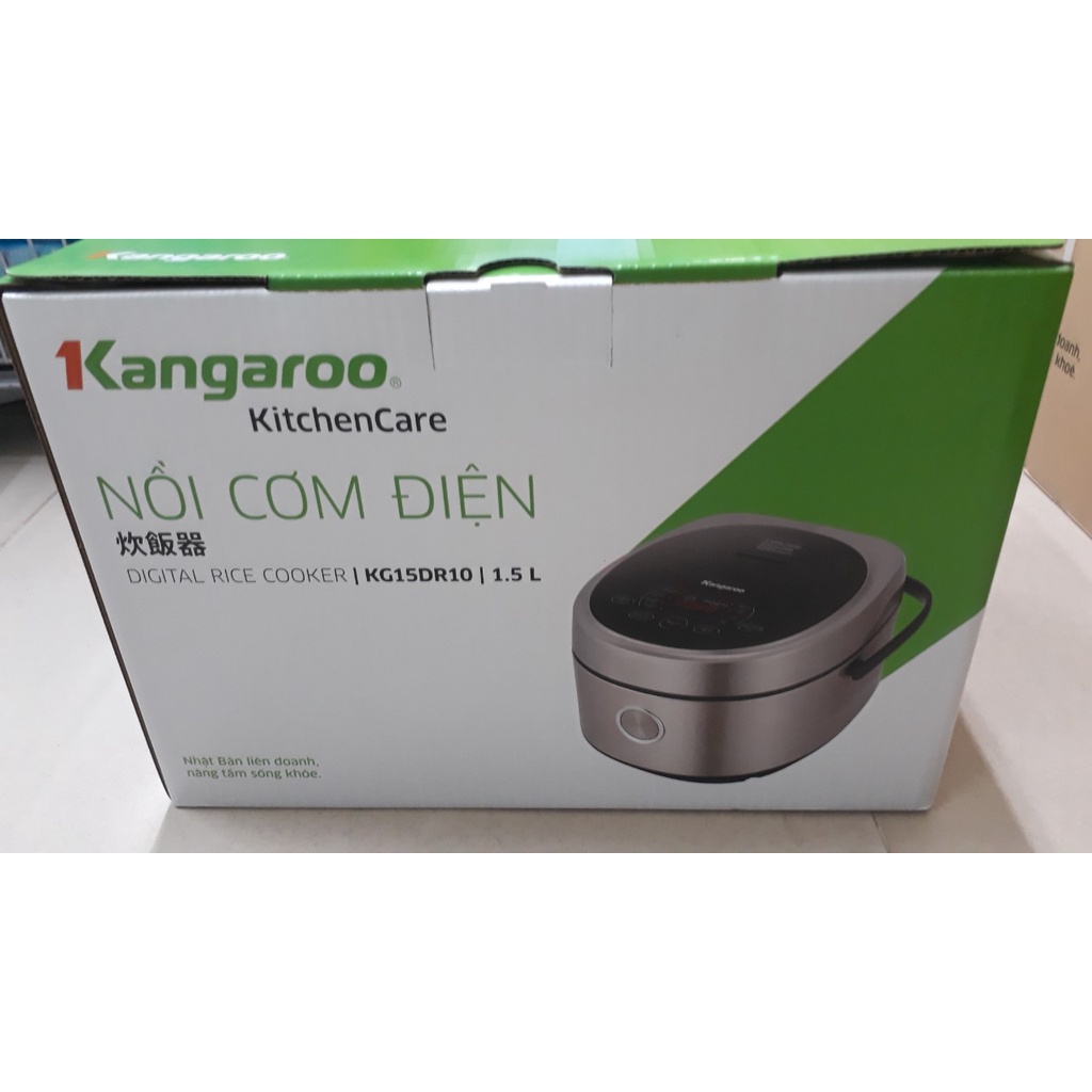 [Mã ELHADEV giảm 4% đơn 300K] Nồi cơm điện tử Kangaroo 1.5 lít KG15DR10 Hàng chính hãng bảo hành 12 tháng