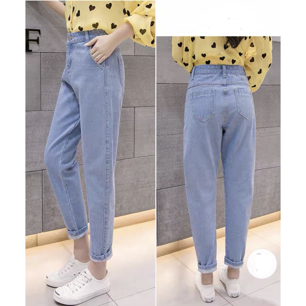 Quần jean ống rộng nữ cạp cao  quần jeans ống rộng lưng cao, vải bò dày đẹp dáng suông hottrend 2022 | WebRaoVat - webraovat.net.vn