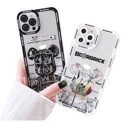 Ốp lưng IPhone trong lỗ viền camera bear.bri.ck 6/6plus/6splus/7/7plus/8/8plus/x/xs/11/12/13/pro/max/plus/promax TLV199