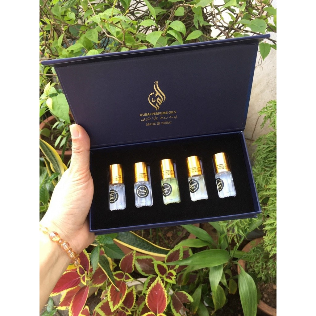 Set 5 chai tinh dầu nước hoa dubai siêu thơm | BigBuy360 - bigbuy360.vn