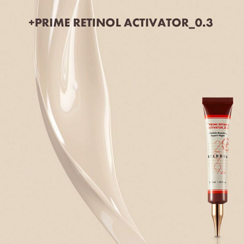 Kem dưỡng Retinol Beldora 299 Prime chống lão hóa, ngăn ngừa nếp nhăn.