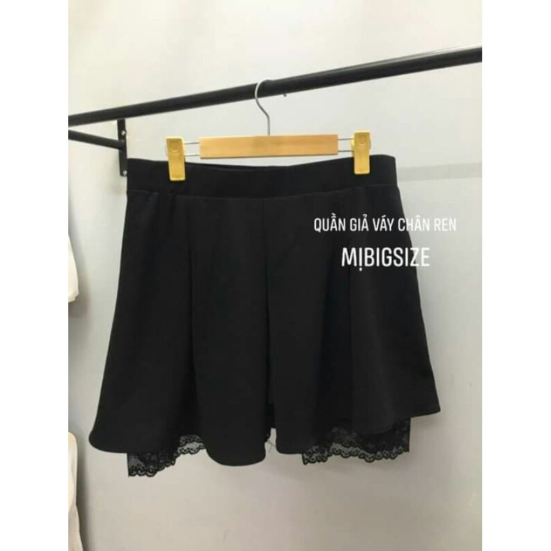 Quần Giả Váy Chân Ren Bigsize 70-80KG | BigBuy360 - bigbuy360.vn