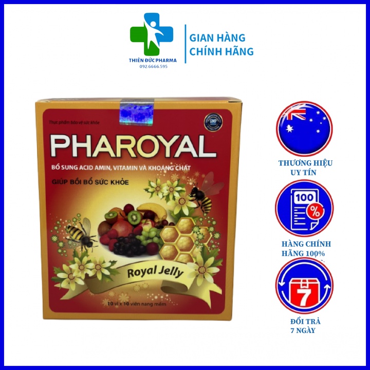 Viên Uống Pharoyal Hỗ Trợ Tăng Sức Đề Kháng, Tăng Tiêu Hóa, Kích Thích Ăn Ngon Miệng