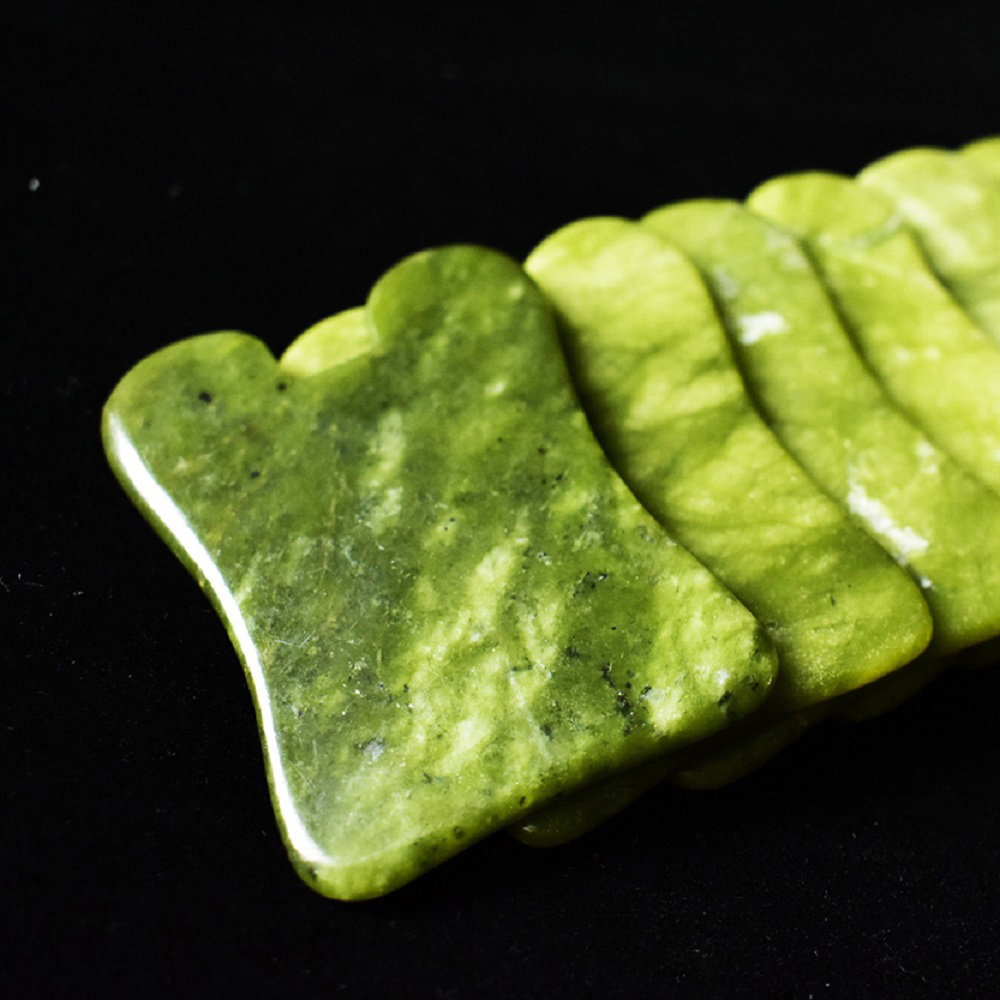 Set 2 Miếng Cạo Gió Mát Xa Mặt Bằng Ngọc Bích Tự Nhiên | BigBuy360 - bigbuy360.vn