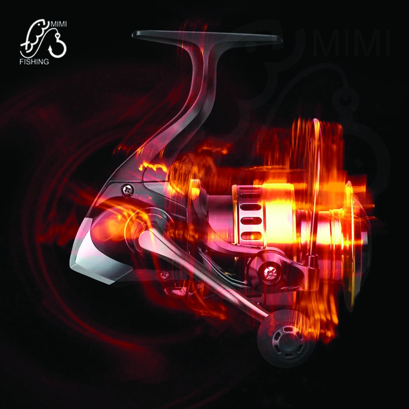 Máy câu cá Kim Loại HE LINNHUE size 2000-3000-4000-5000