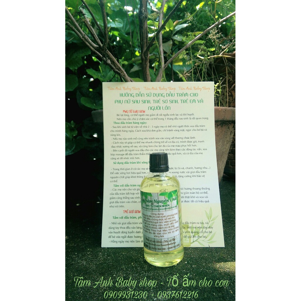 Combo Dầu Tràm Nguyên chất 100ml/chai
