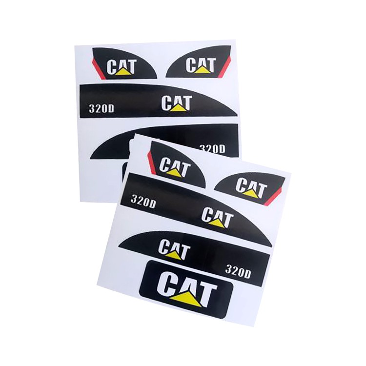 Set miếng dán trang trí dành cho xe xúc điều khiển từ xa Huina 550 Amewi tỉ lệ 1:14 320D