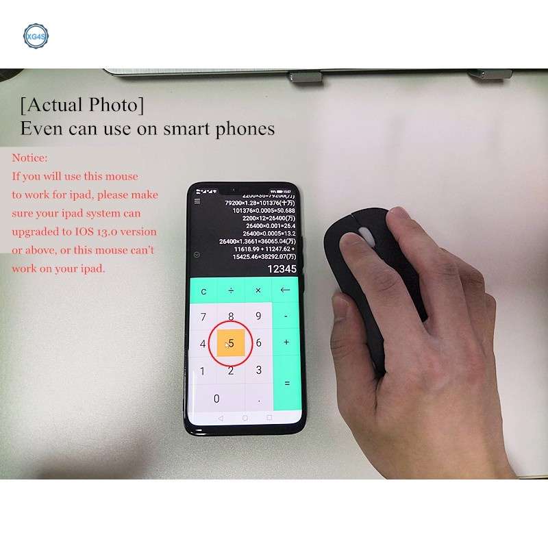 Chuột ko dây Bluetooth 5.1 Bluetooth 1800 DPI Cho tablet táo Android Tablet Laptop ĐT smart