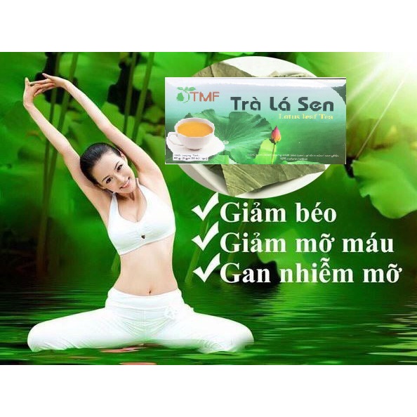 Trà Lá Sen Tâm Minh Giảm Cân Đẹp Da Hộp 40g 20 Túi Lọc