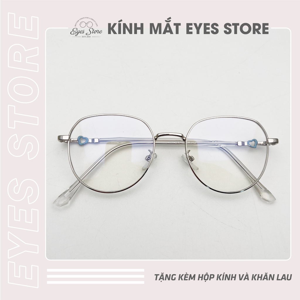 Gọng Kính Cận Nam Nữ Chống Ánh Sáng Xanh EYESSTORE 8059 - Hợp Kim