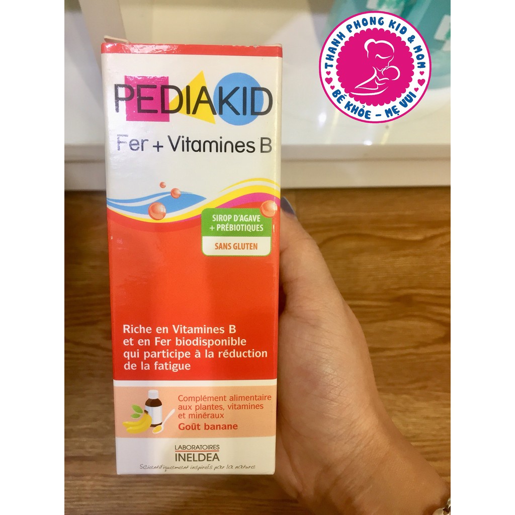 Pediakid Bổ Sung Sắt và Vitamin B - Pháp