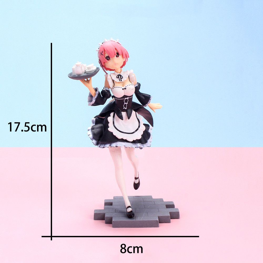 Mô hình nhân vật Ram Rem Anime Re: Life In A Different World thiết kế sống động