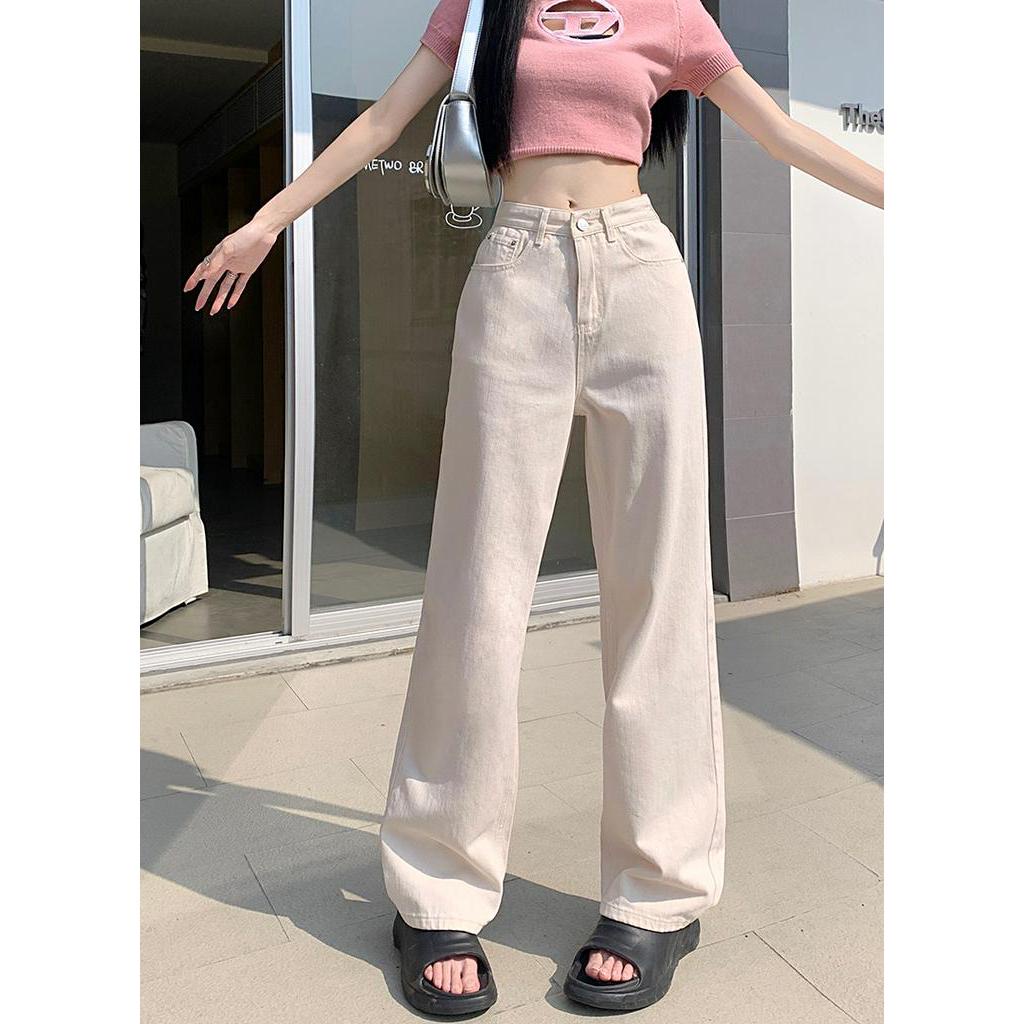 63924 Mùa Hè Mới Quần Jean Nữ Màu Kẹo