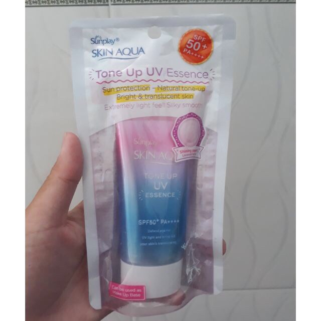 Chống nắng Sunplay Skin Aqua Tone Up UV Milk/ Essence 50gr