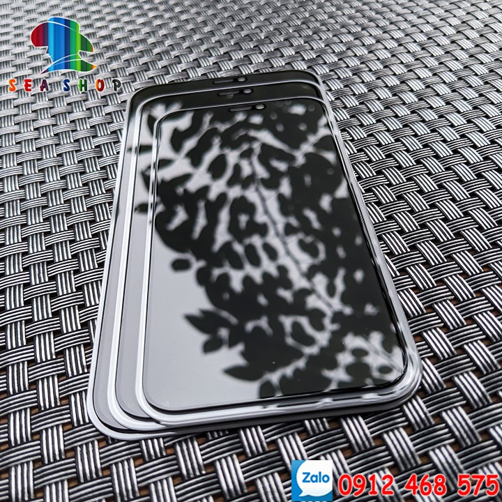 Kính cường lực iPhone 12 Mini - 12 Pro - 12 Pro Max, 11 Pro chống nhìn trộm - Chống Vân Tay - 9D -  Full màn iPhone 12