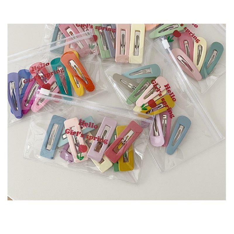 Set 20 Kẹp Tóc Hàn Quốc Nhiều Màu Vintage