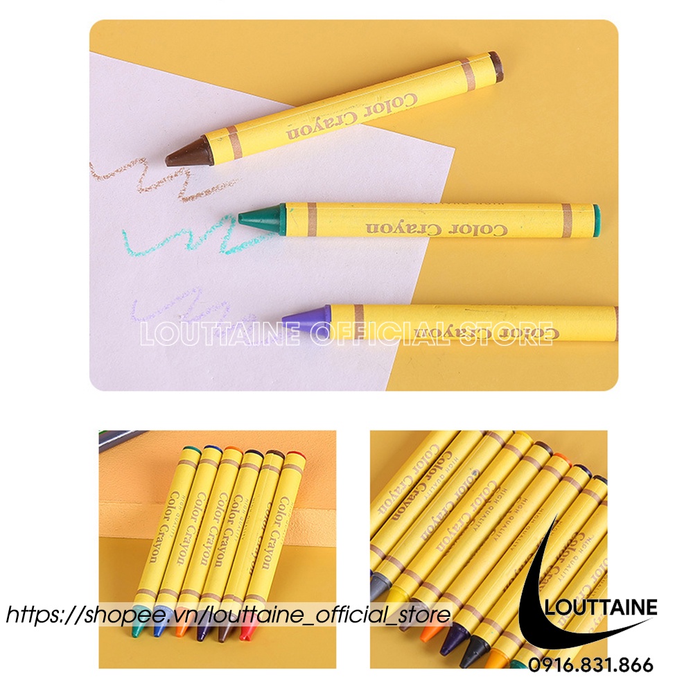 Bộ bút chì màu G.Duck 67 chi tiết cho bé hộp sáp màu kèm dụng cụ học tập có hộp sẳt đựng