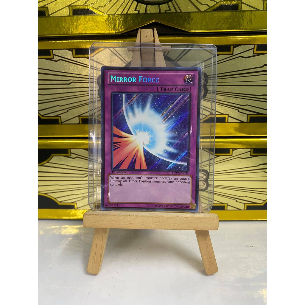 [ Dưa Hấu Yugioh ] Lá bài thẻ bài Mirror Force - Secret Rare - Tặng bọc bài nhựa bảo quản