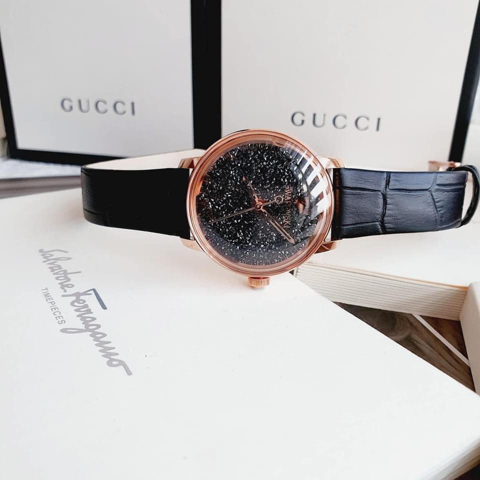 Đồng hồ Nữ Swarovski Crystalline Hours Black 5295377